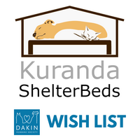 Kuranda Shelter Beds logo "wish list"